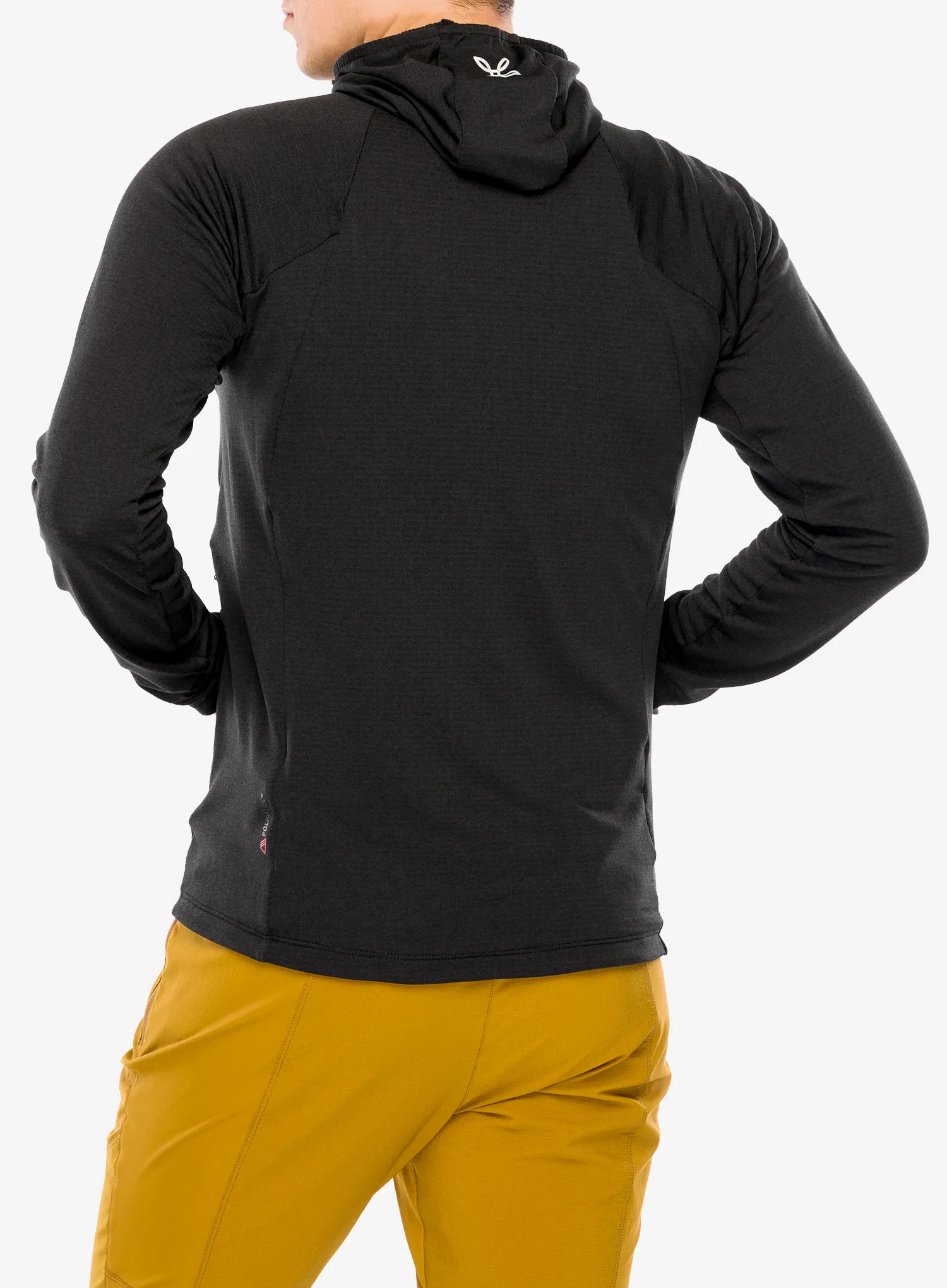 Hanorac fleece Montura Vertigo Power Grid Hooded Jacket - black