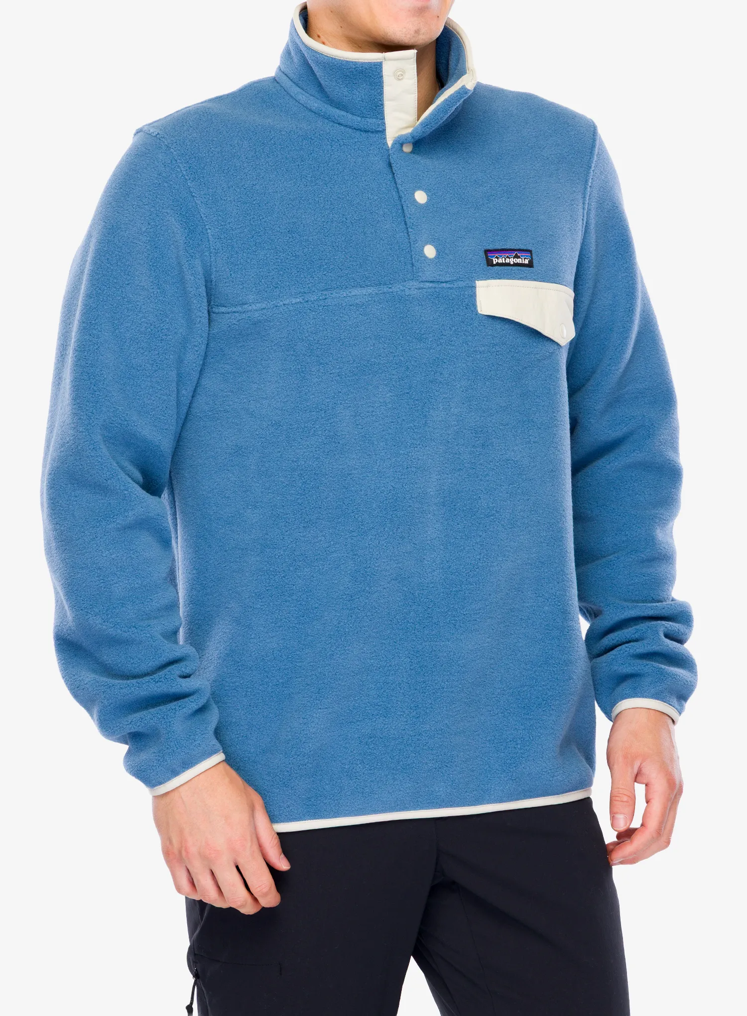 Hanorac fleece Patagonia Lightweight Synch Snap-T Pullover - still blue