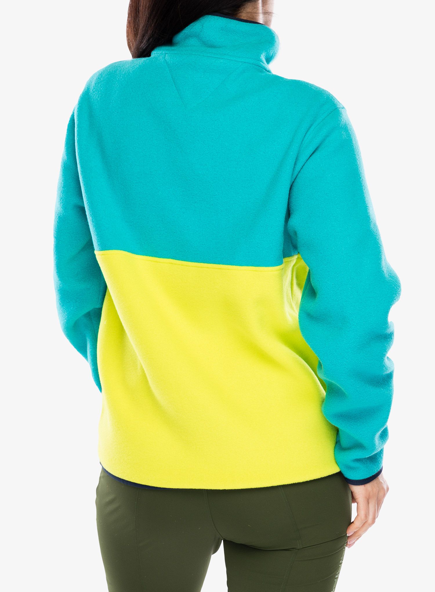 Jachetă fleece Patagonia Synchilla Anorak - phosphorus green