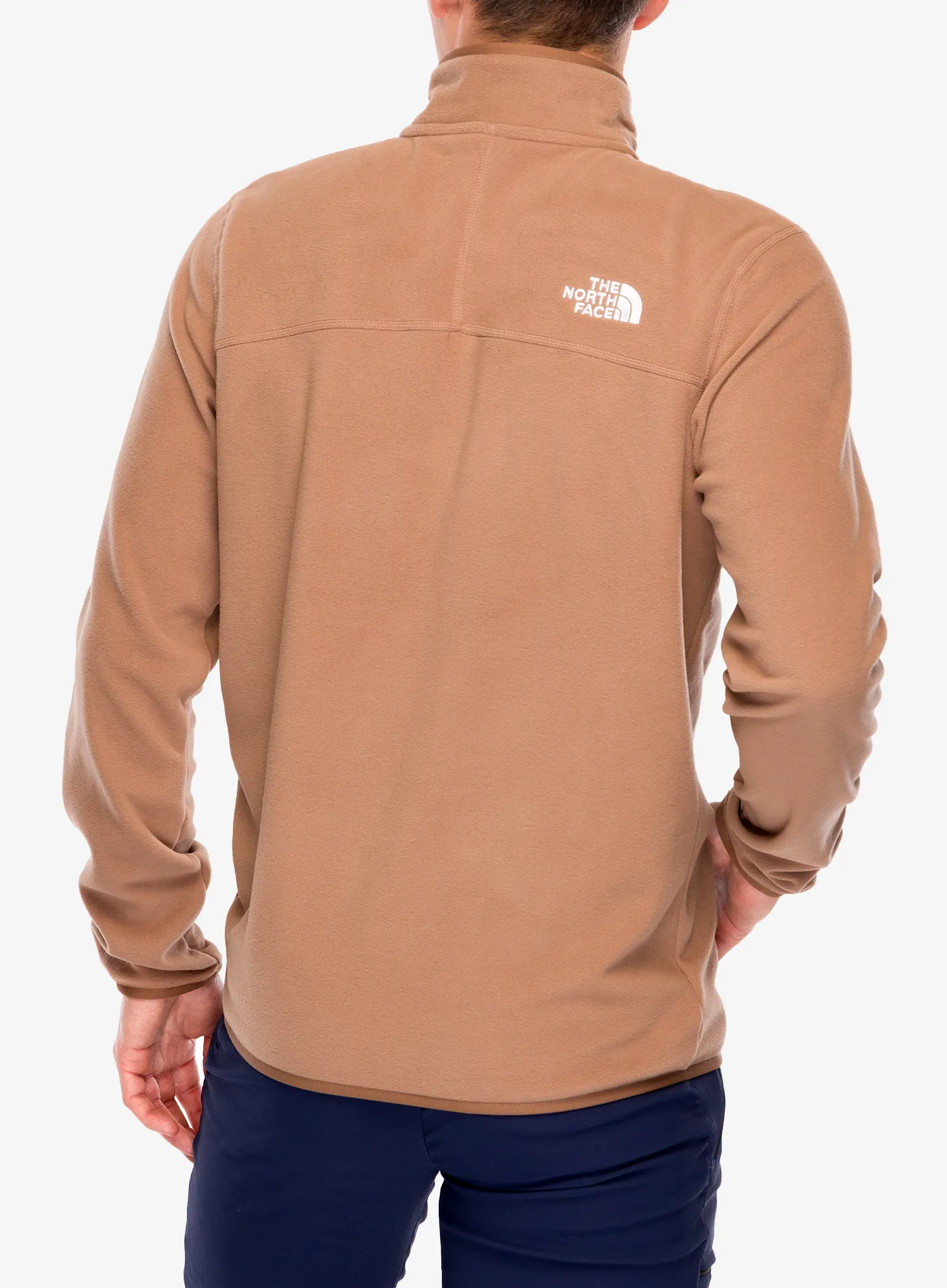 Hanorac fleece The North Face 100 Glacier 1/4 Zip - latte