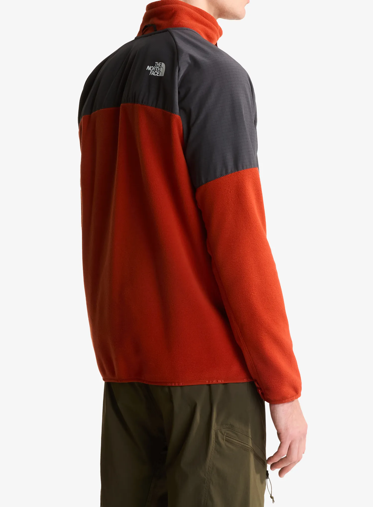 Hanorac fleece The North Face Glacier Heavyweight Full Zip Jacket - iron clay/asphalt grey