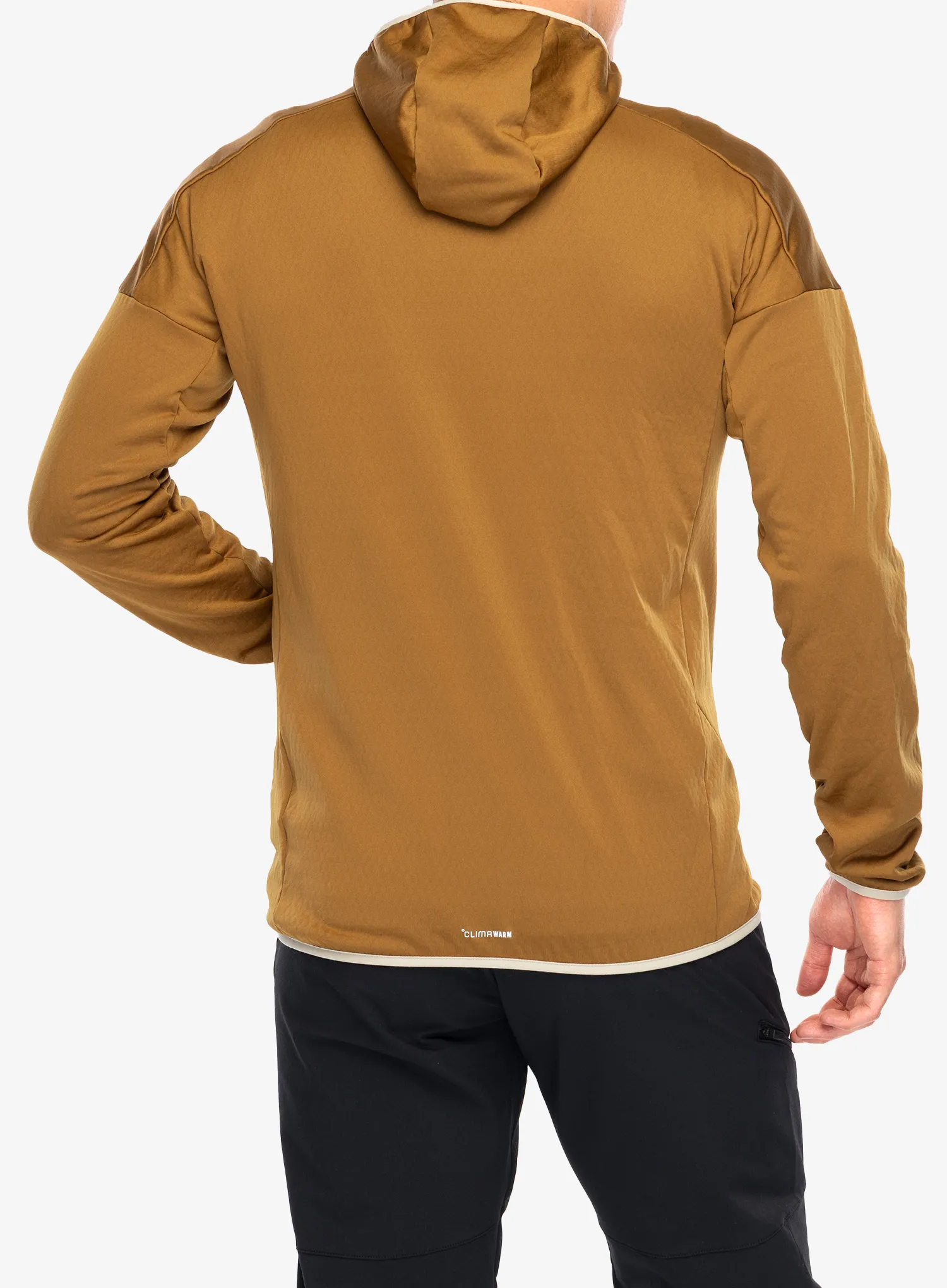 Hanorac fleece cu gluga adidas TERREX Xperior Light Fleece Hooded Jacket - brostr/savann