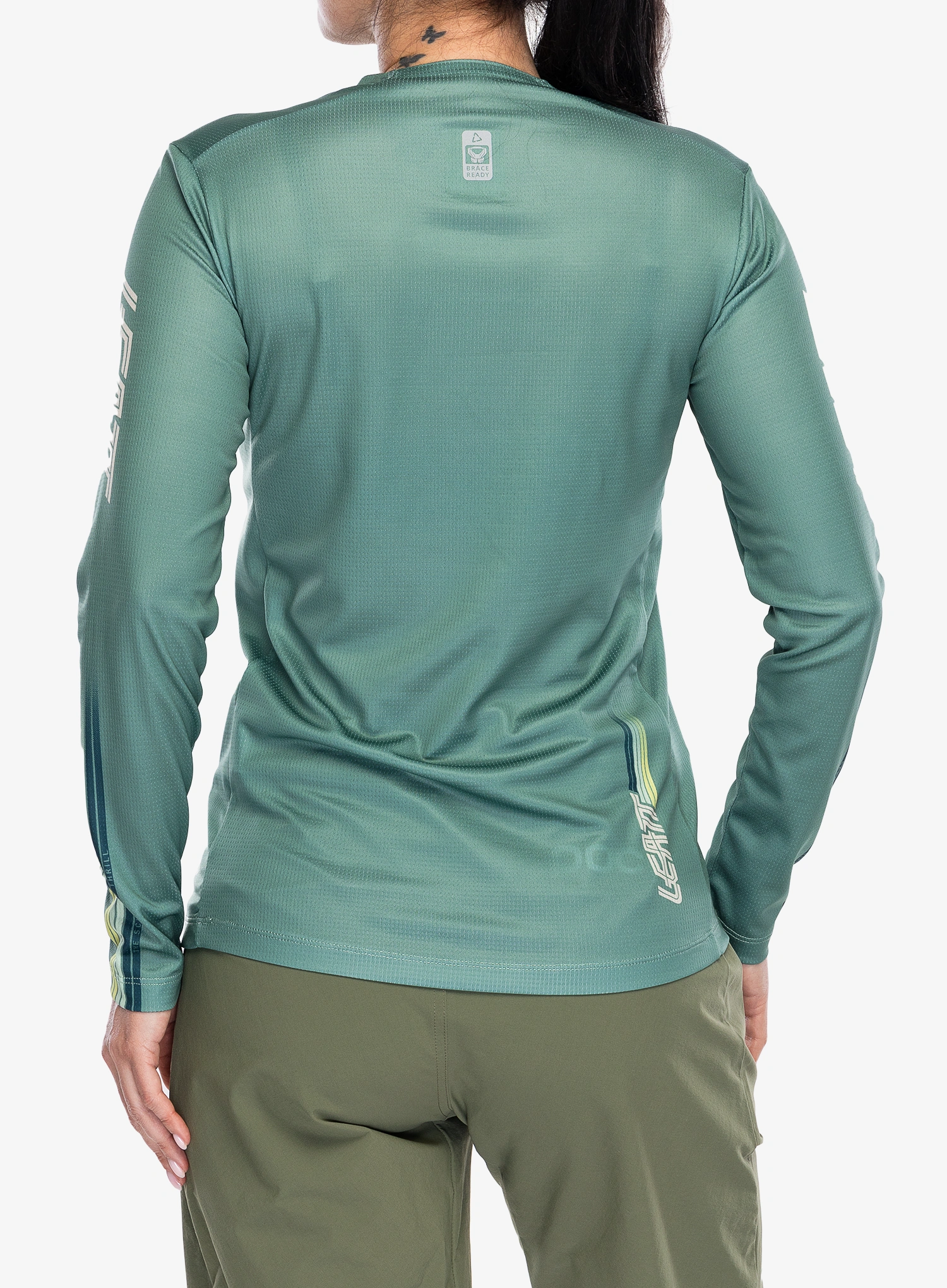 Hanorac ciclism femei Leatt Jersey MTB Enduro 4.0 - lagoon