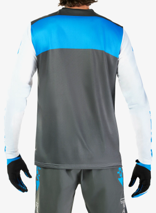 Hanorac ciclism Fox Ranger Digi Image Long Sleeve Jersey - white