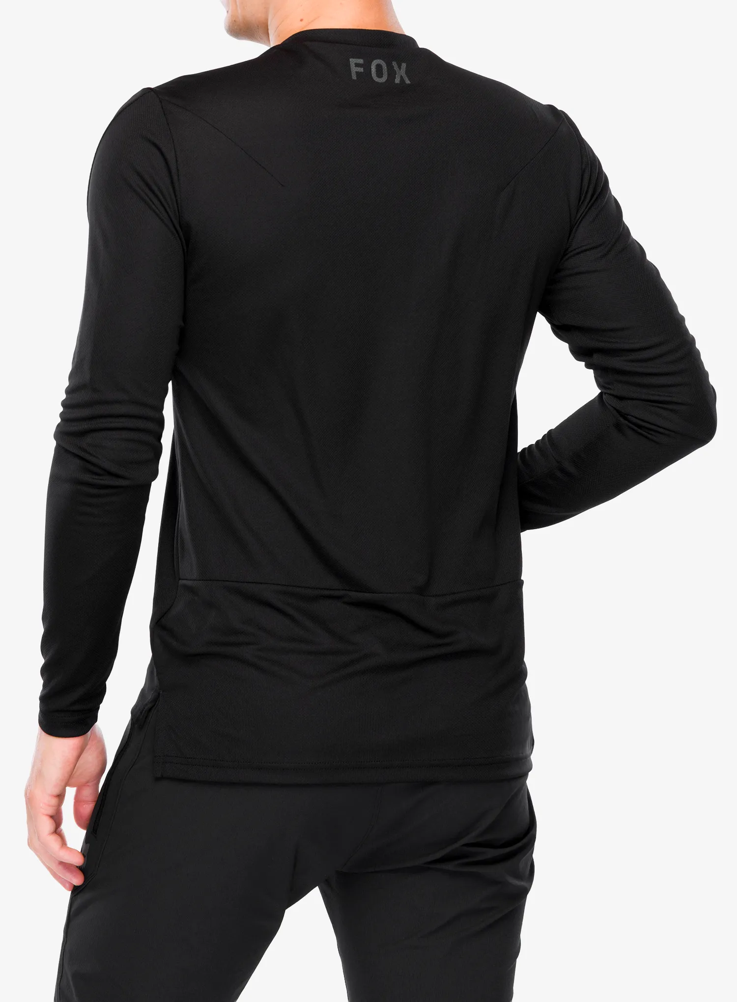 Hanorac ciclism Fox Ranger LS Jersey Fox Head - black