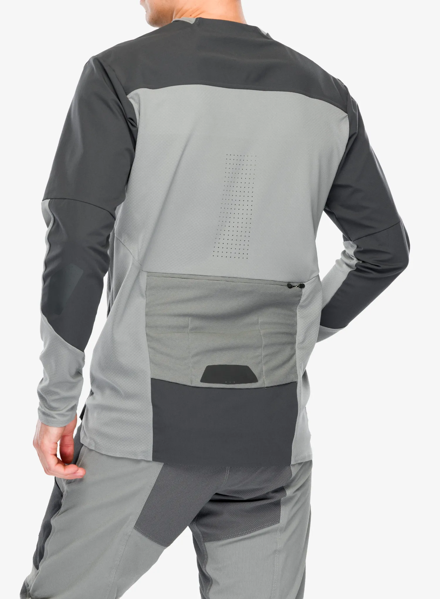 Hanorac ciclism Leatt Jersey MTB AllMtn 4.0 - granite