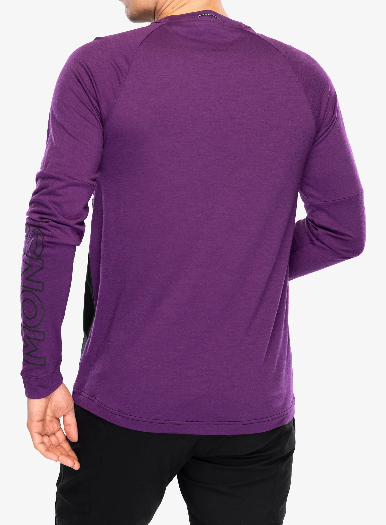 Hanorac ciclism Mons Royale Tarn Merino Bike Wind Jersey - black/boysenberry