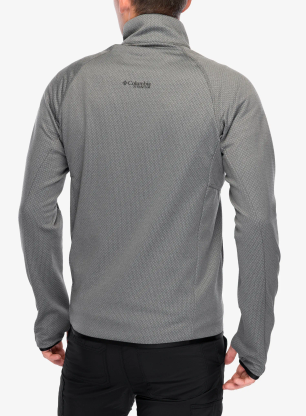 Hanorac descheiat Columbia Triple Canyon Grid Fleece Full Zip II - city grey