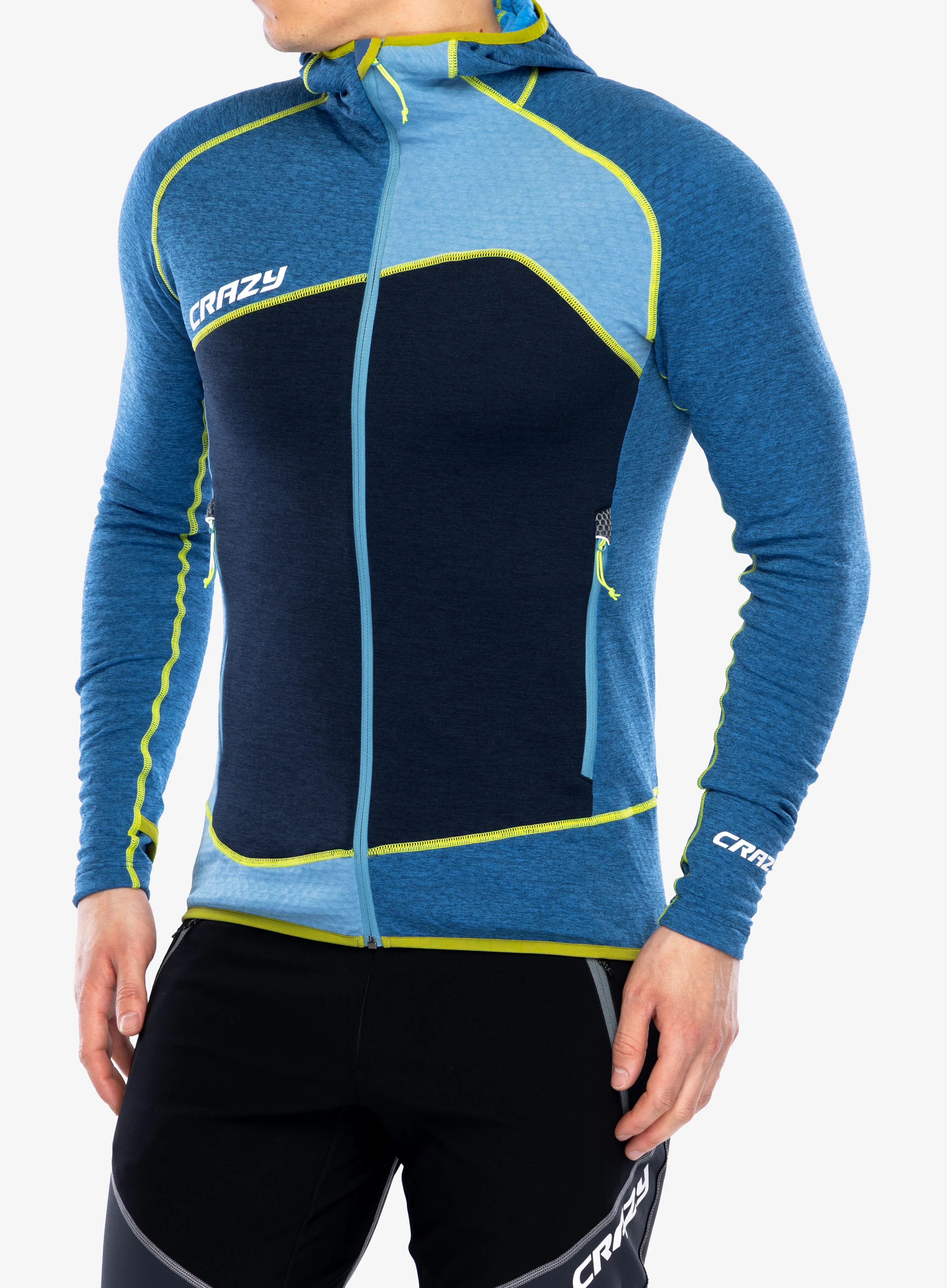 Hanorac descheiat Crazy Pull Resolution - liken/blue