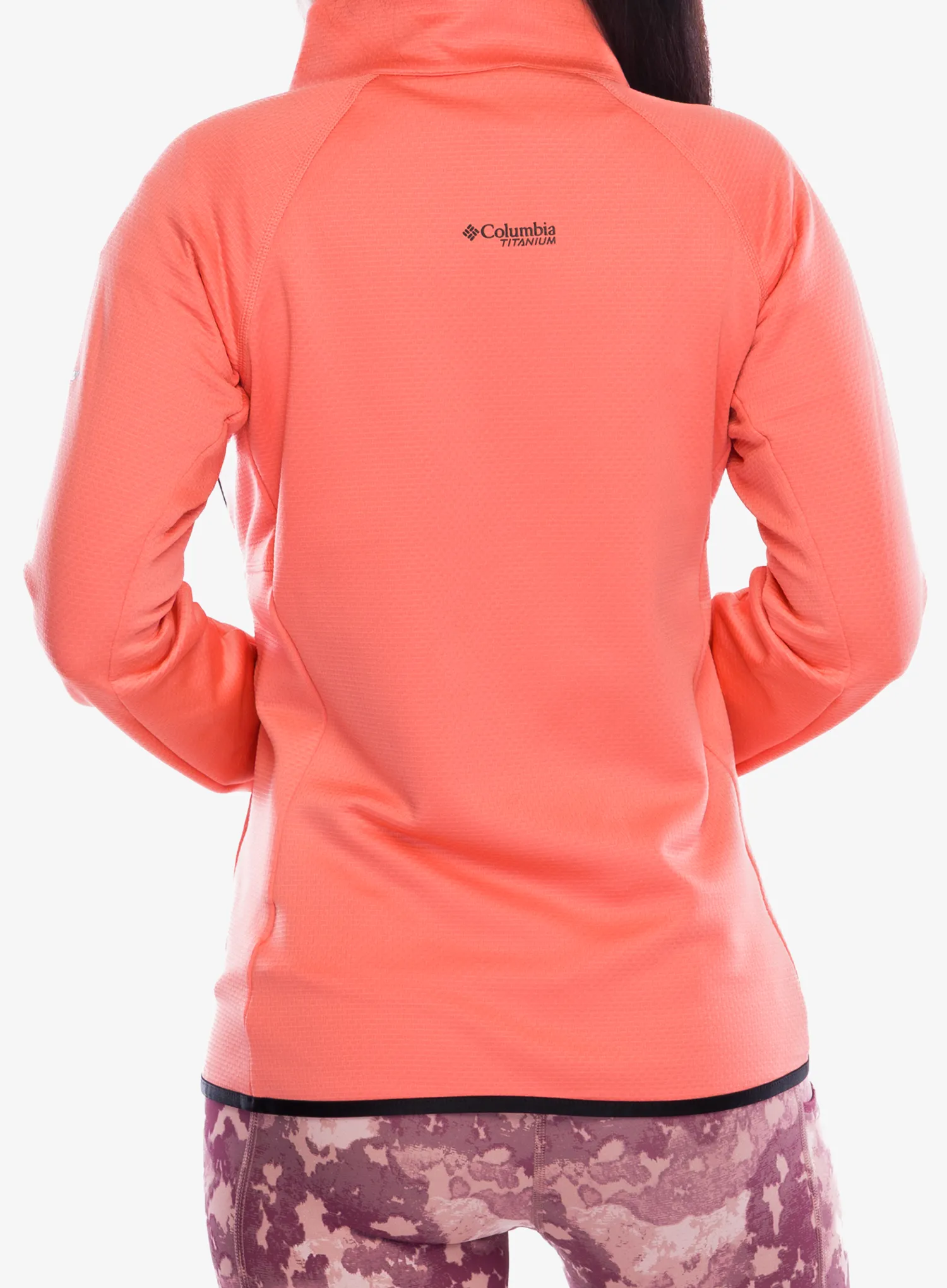 Hanorac cu fermoar femei Columbia Triple Canyon Grid Fleece Full Zip - alpenglow