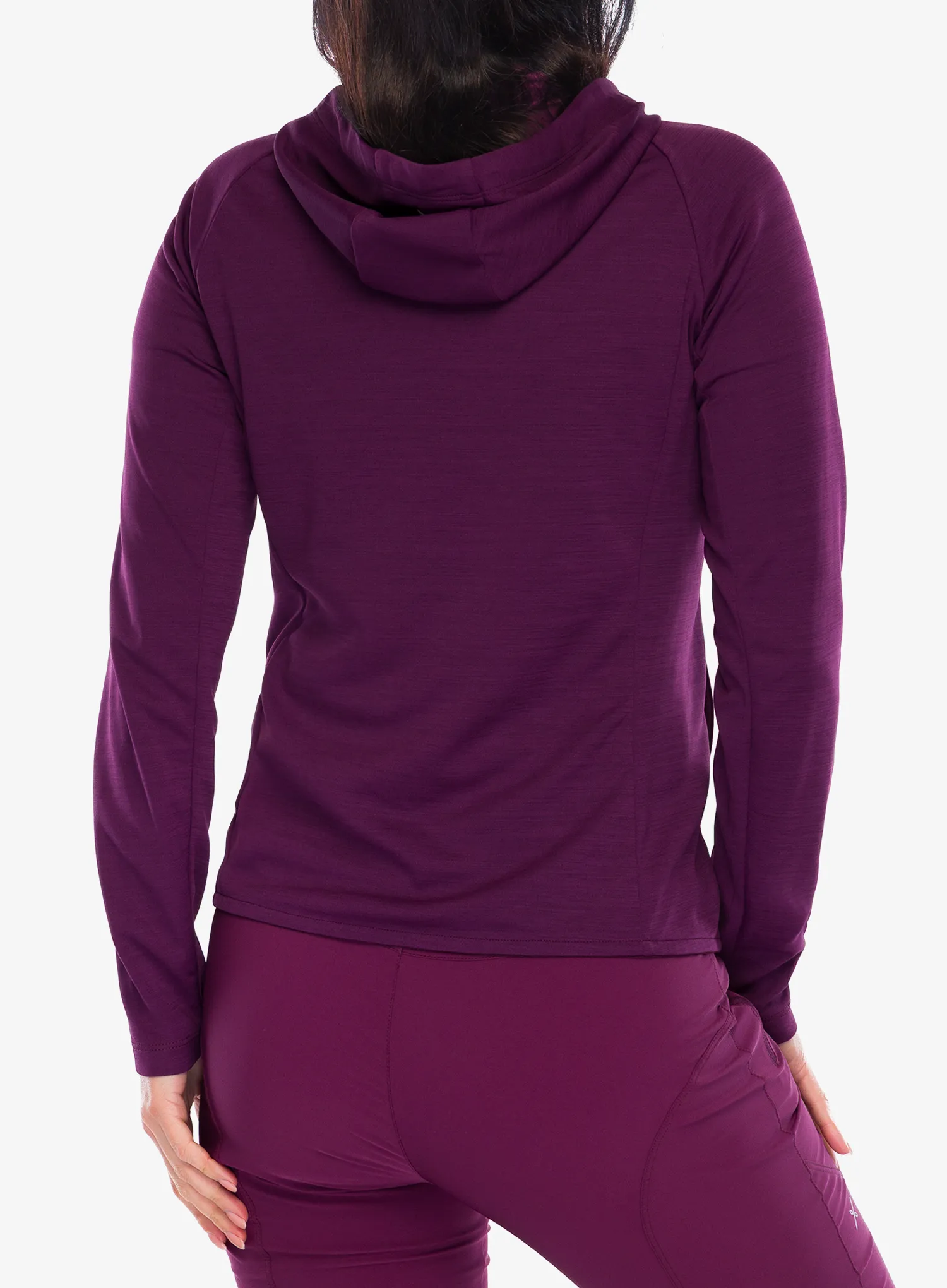 Hanorac cu fermoar femei Montura Timeless Maglia - wine red