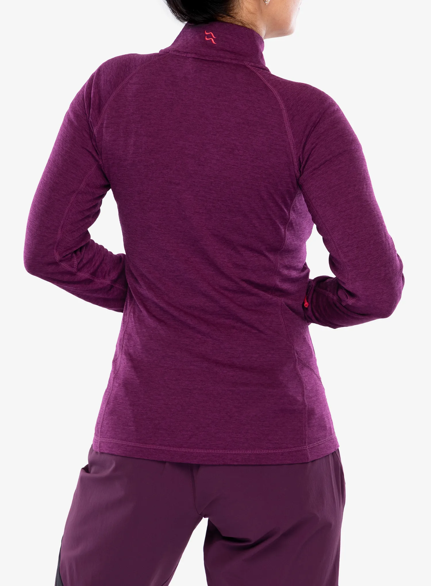Hanorac cu fermoar femei Rab Nexus Jacket - mulberry