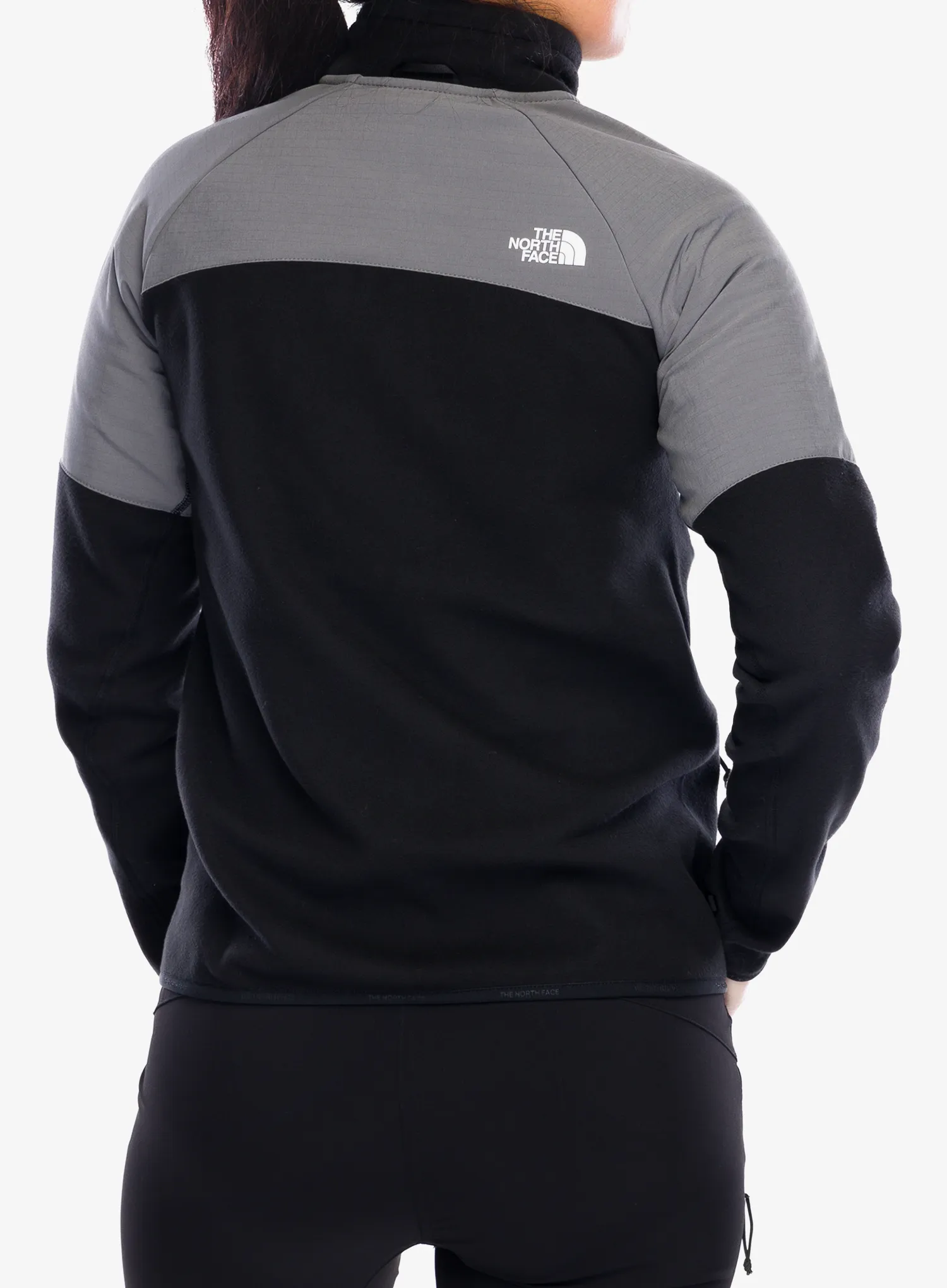 Hanorac cu fermoar femei The North Face Glacier Heavyweight Full Zip Jacket - tnf black/smoked pearl