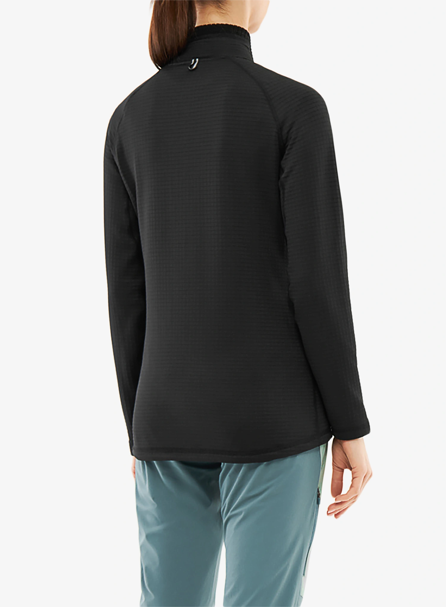 Hanorac cu fermoar femei Viking Midlayer Admont Full Zip - black