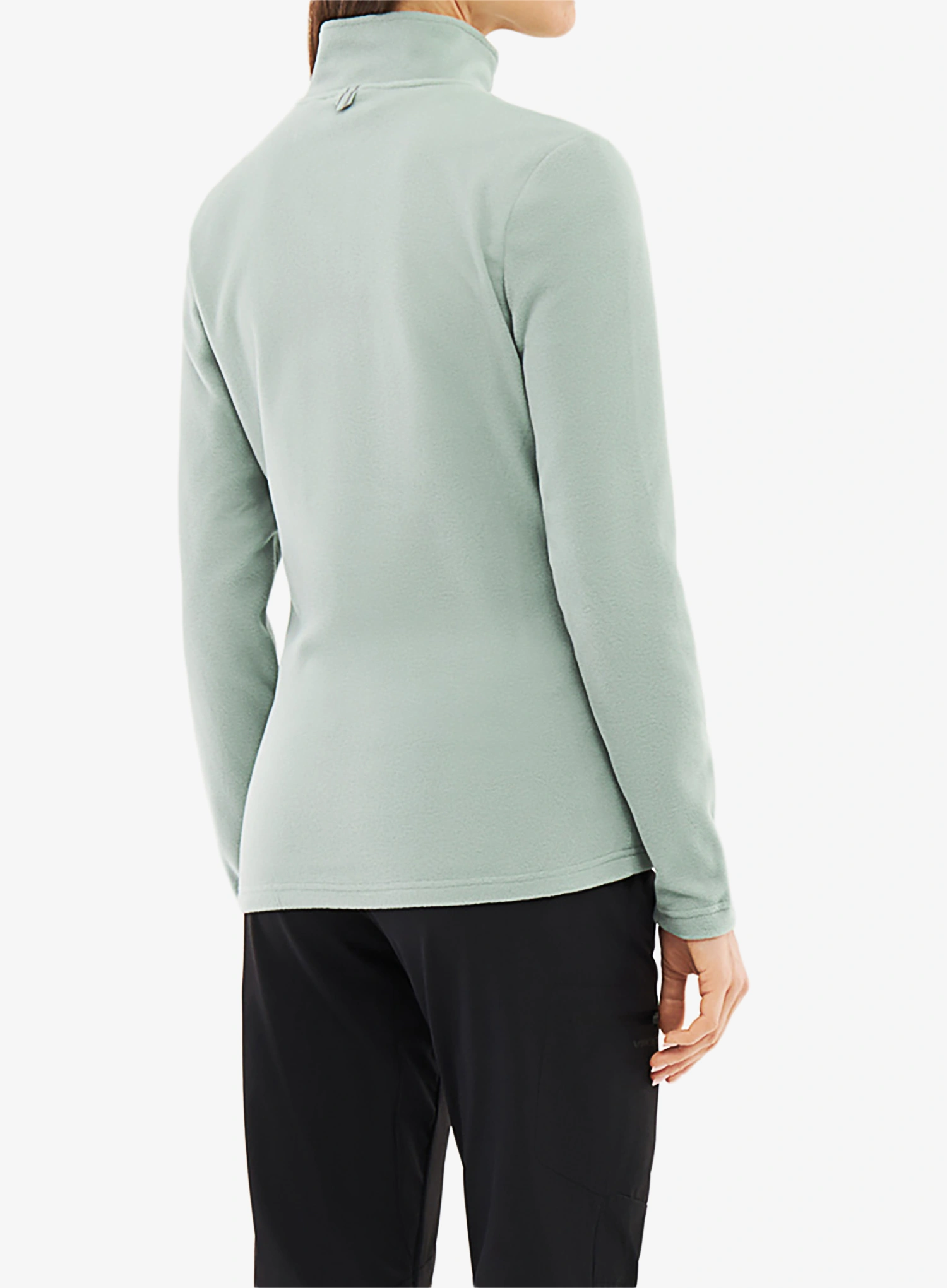 Hanorac cu fermoar femei Viking Midlayer Fleece Tesero Polartec - green
