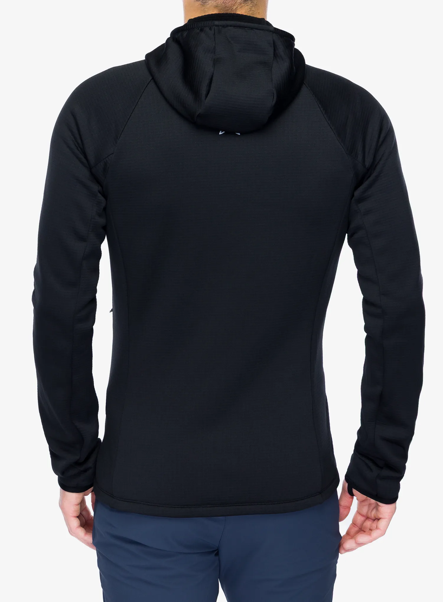 Hanorac descheiat Montura Fadis Grid Hooded Maglia - black
