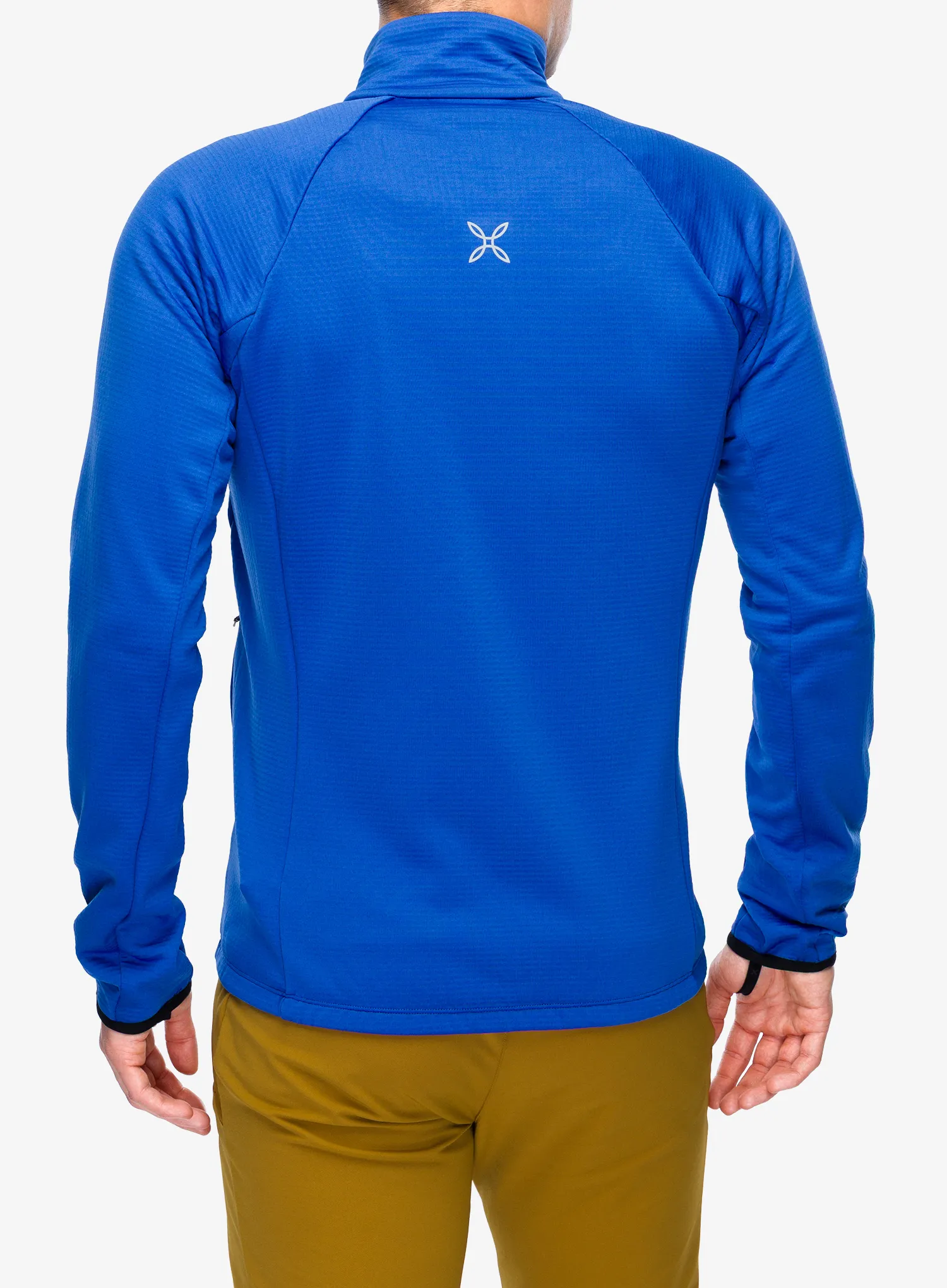 Hanorac descheiat Montura Fadis Grid Maglia - b.blue