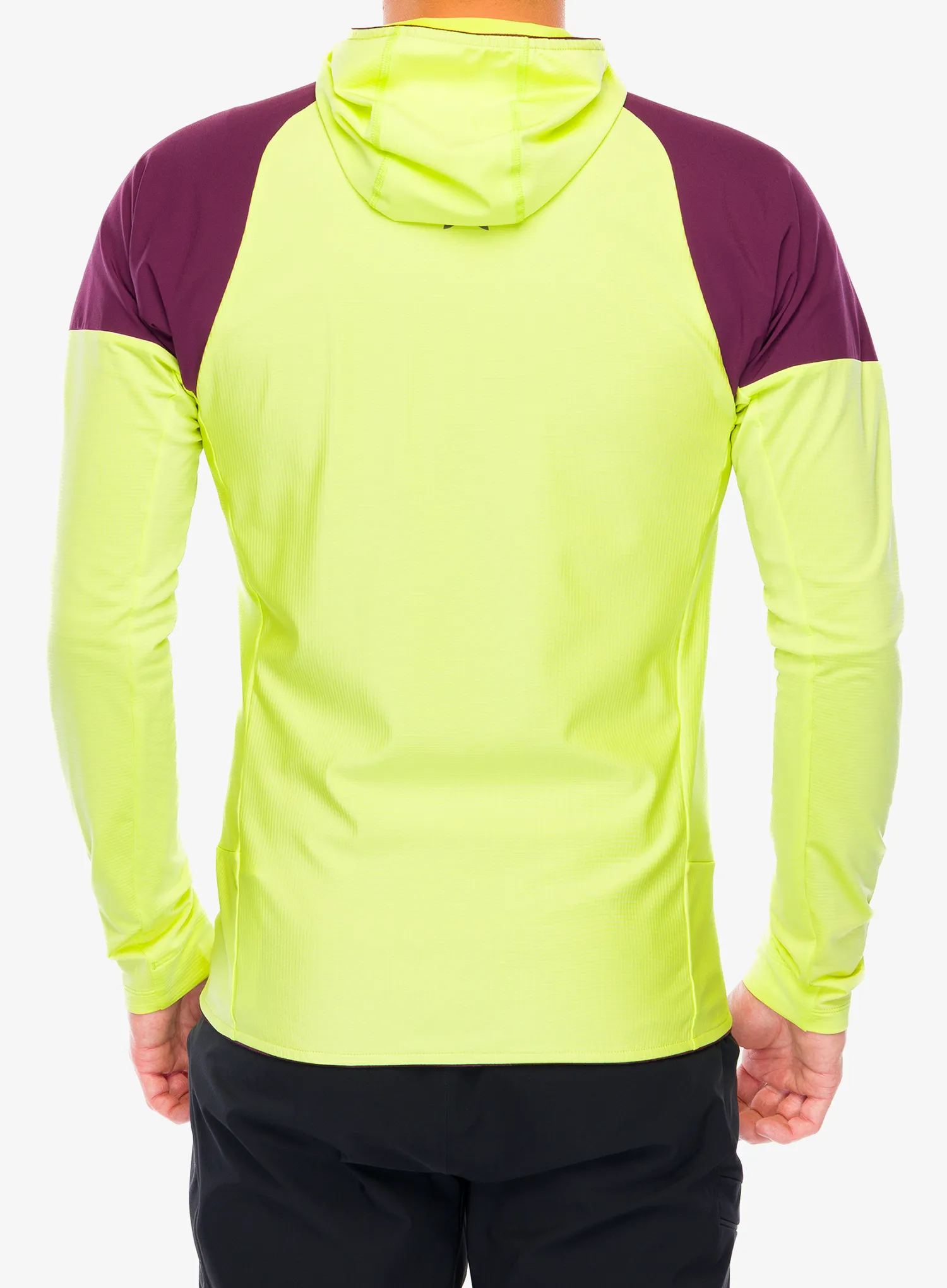 Hanorac descheiat Montura Spitze Maglia - sunny lime/wine red