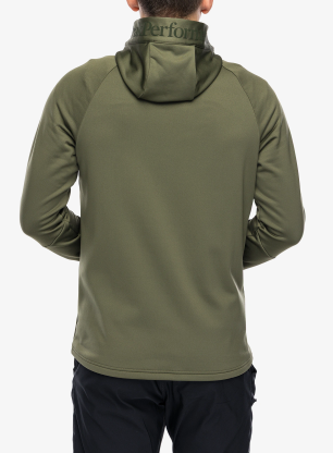Hanorac descheiat Peak Performance Rider Essentials Zip Hood - pine needle/pine needle