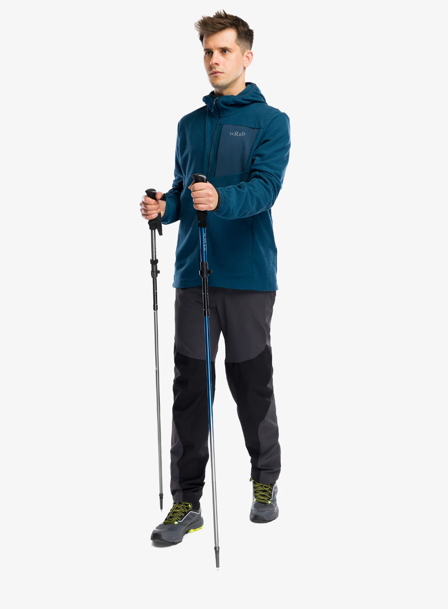 Hanorac descheiat Rab Tecton Hoody - tempest blue