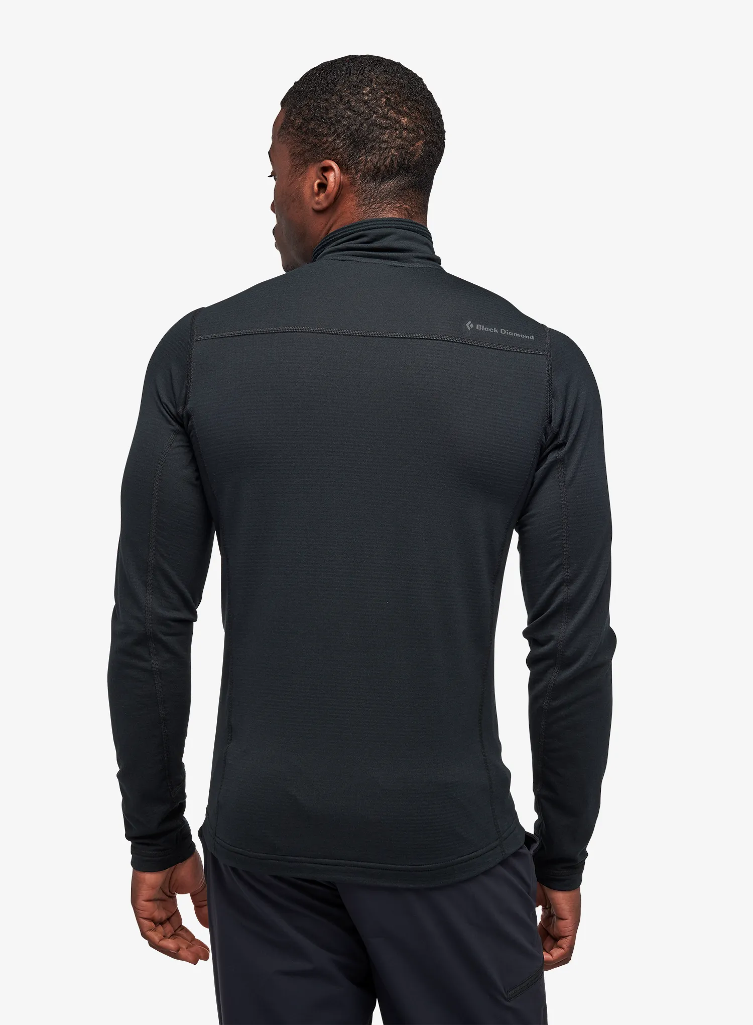 Bluza de corp Black Diamond Coefficient LT Quarter Zip Pullover - black