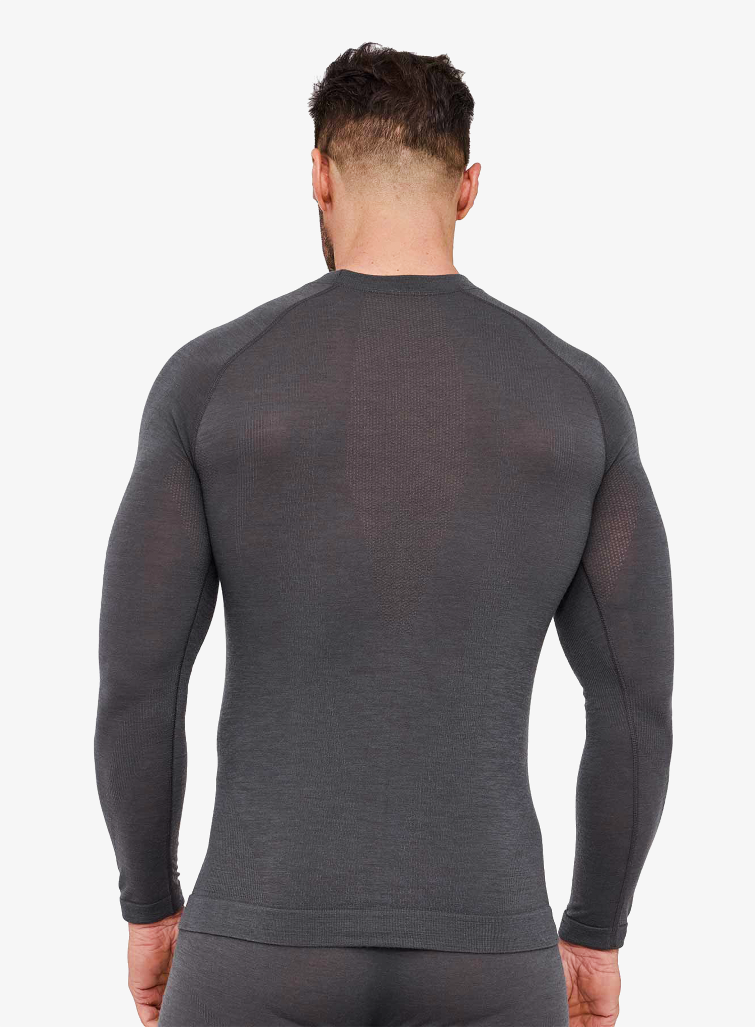 Bluza de corp Brubeck Active Merino Longsleeve - graphite