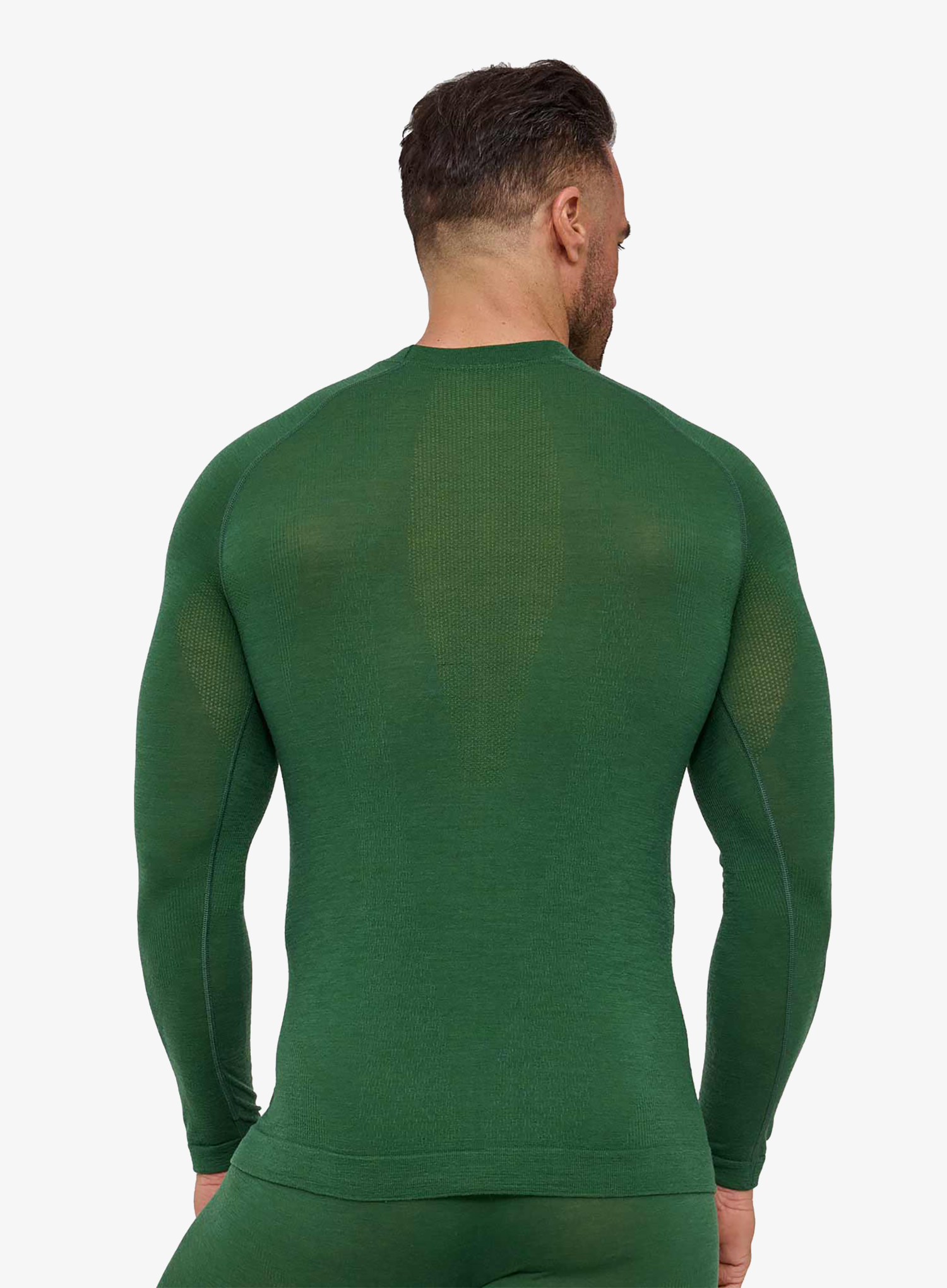 Bluza de corp Brubeck Active Merino Longsleeve - green