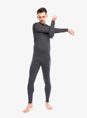 Bluza de corp Brubeck Extreme Thermo Sweatshirt - dark grey