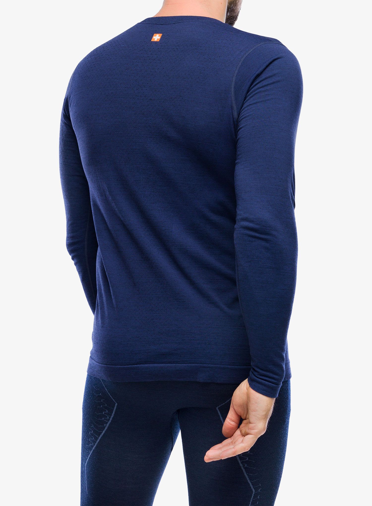 Bluza de corp Brubeck Outdoor Wool Pro Longshirt - dark blue