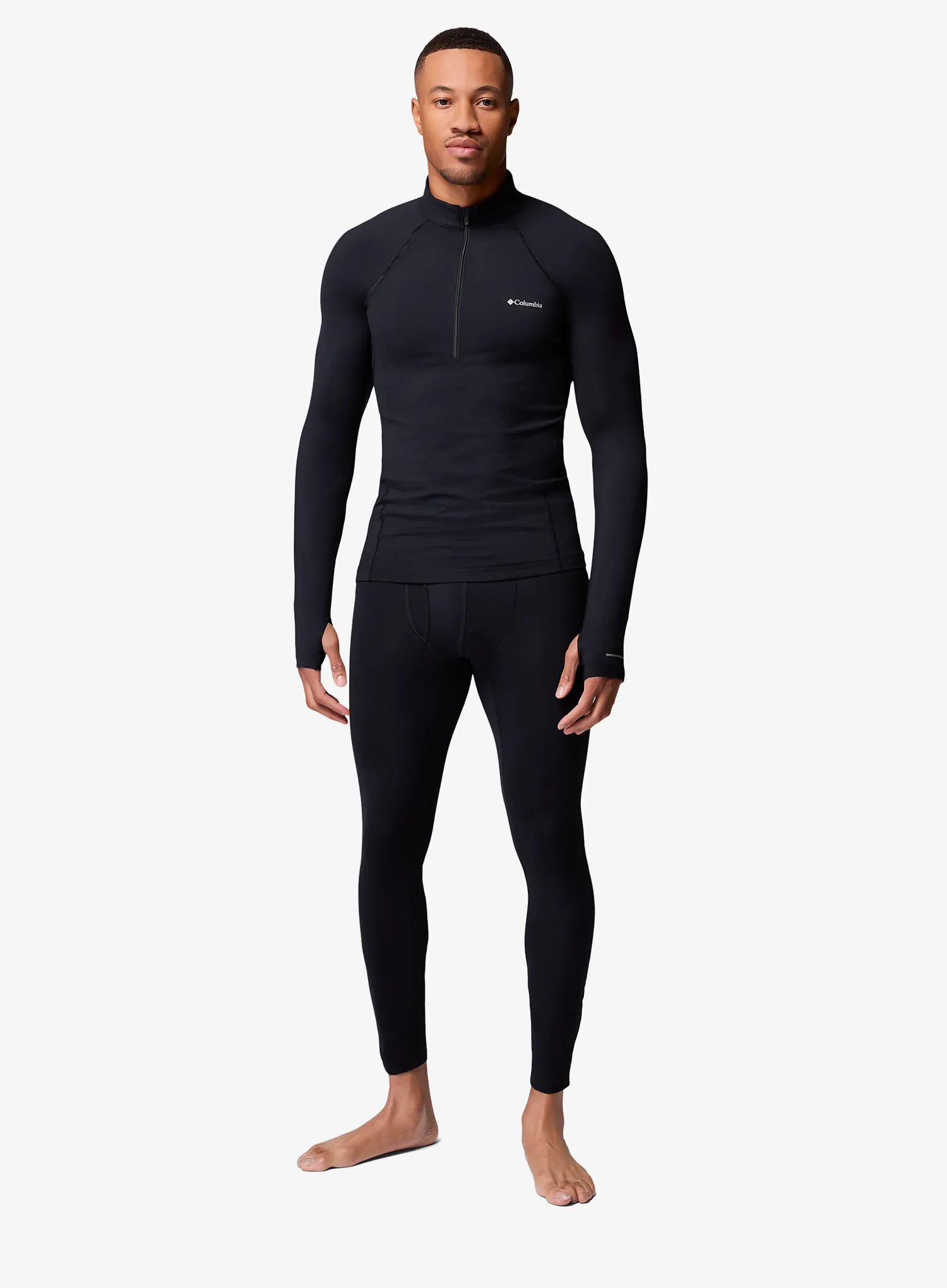 Bluza de corp Columbia Midweight Stretch Long Sleeve Half Zip - black