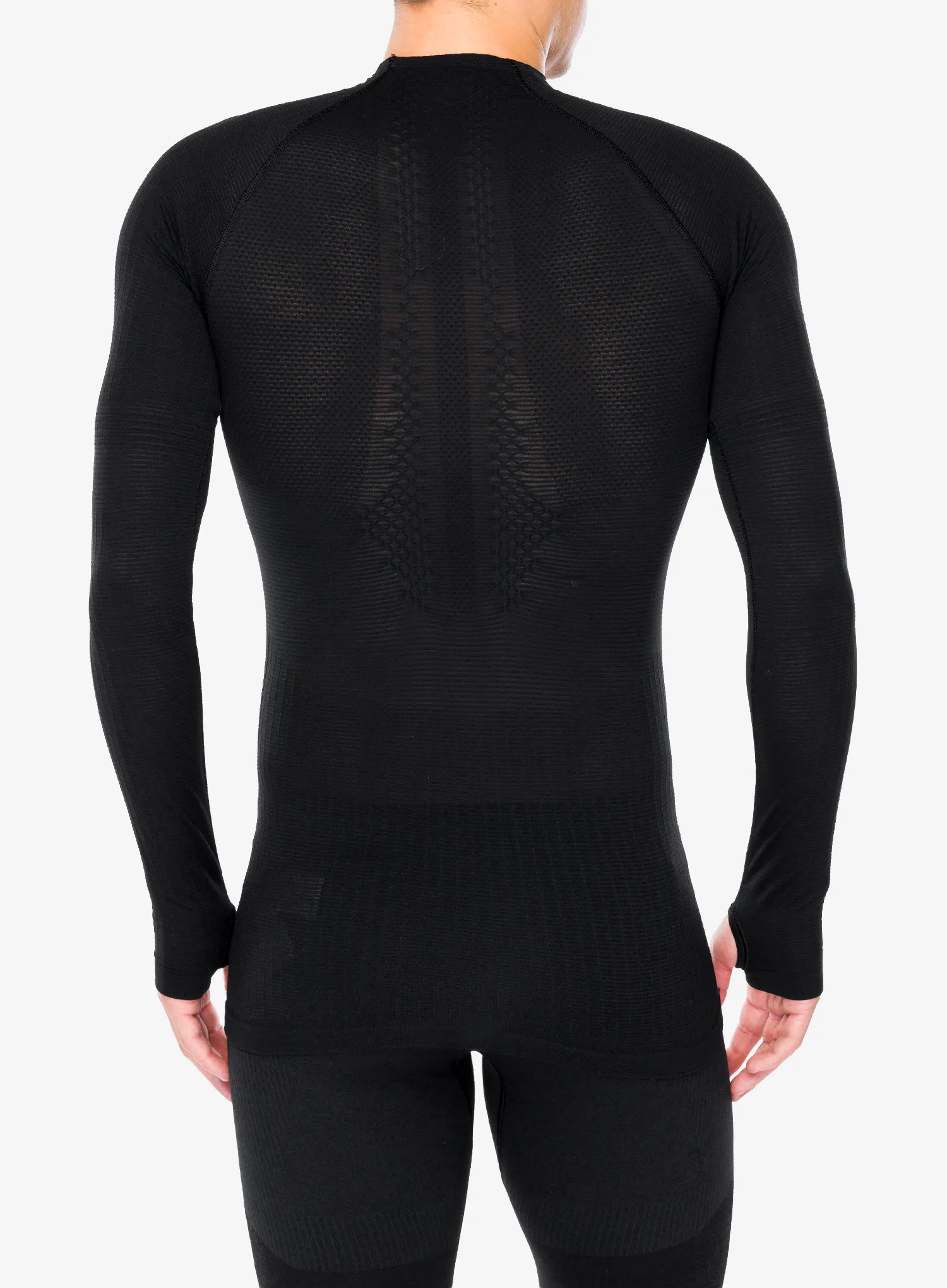 Bluza de corp Compressport 3D Thermo 110G LS Top - black