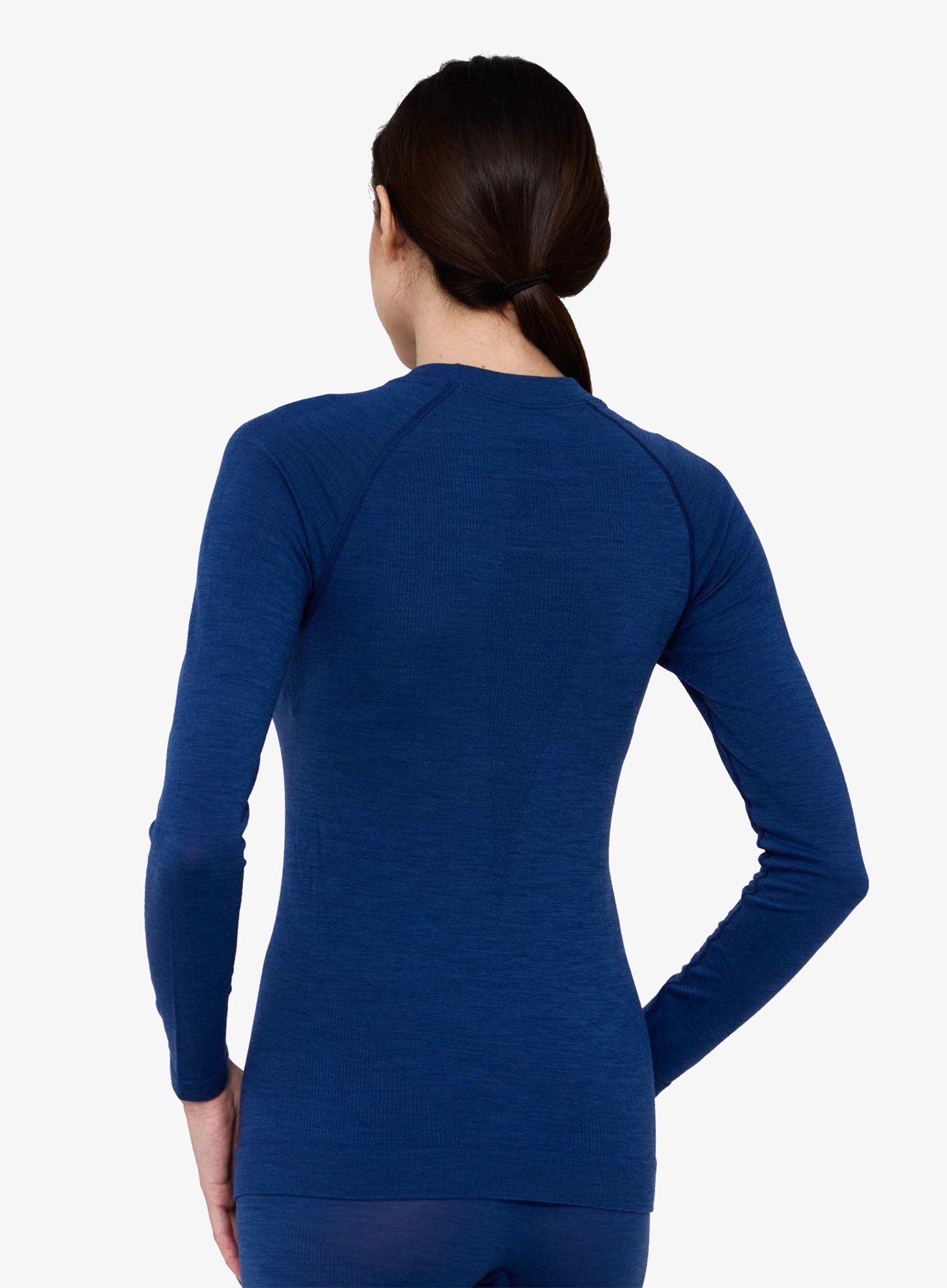 Bluza de corp femei Brubeck Active Merino Longsleeve - blue