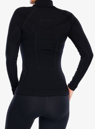 Bluza de corp femei Brubeck Extreme Merino - black/black