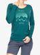 Bluza de corp femei Brubeck Outdoor Wool Pro Longshirt - green/mountains