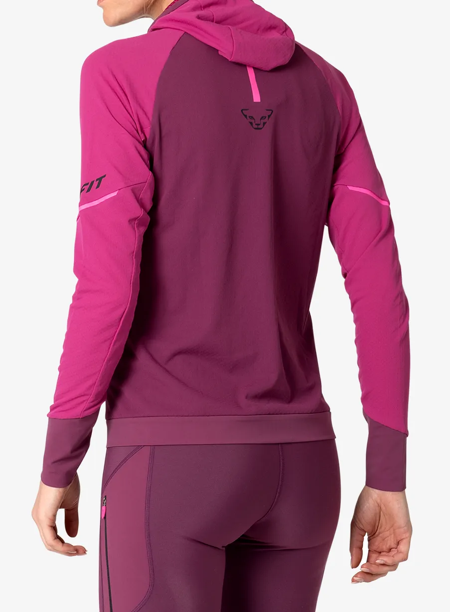 Bluza de corp femei Dynafit Alpine L/S Hooded Tee - magenta