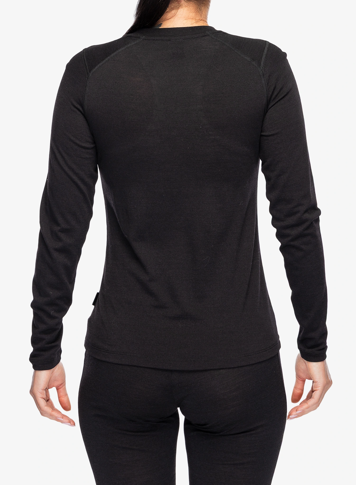 Bluza de corp femei Helly Hansen Durawool Crew LS - black