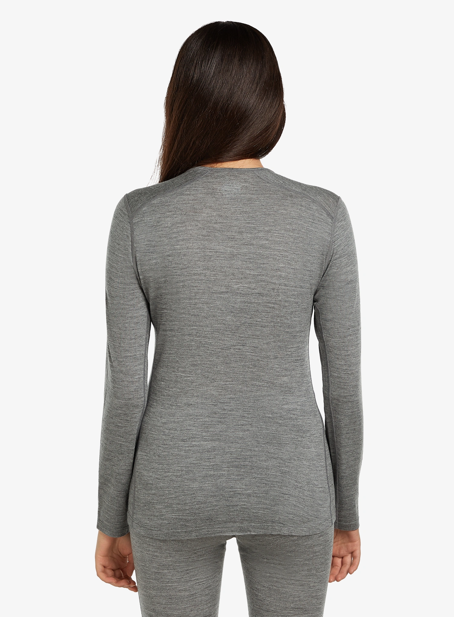 Bluza de corp Icebreaker 200 Oasis L/S Crewe - gritstone heather