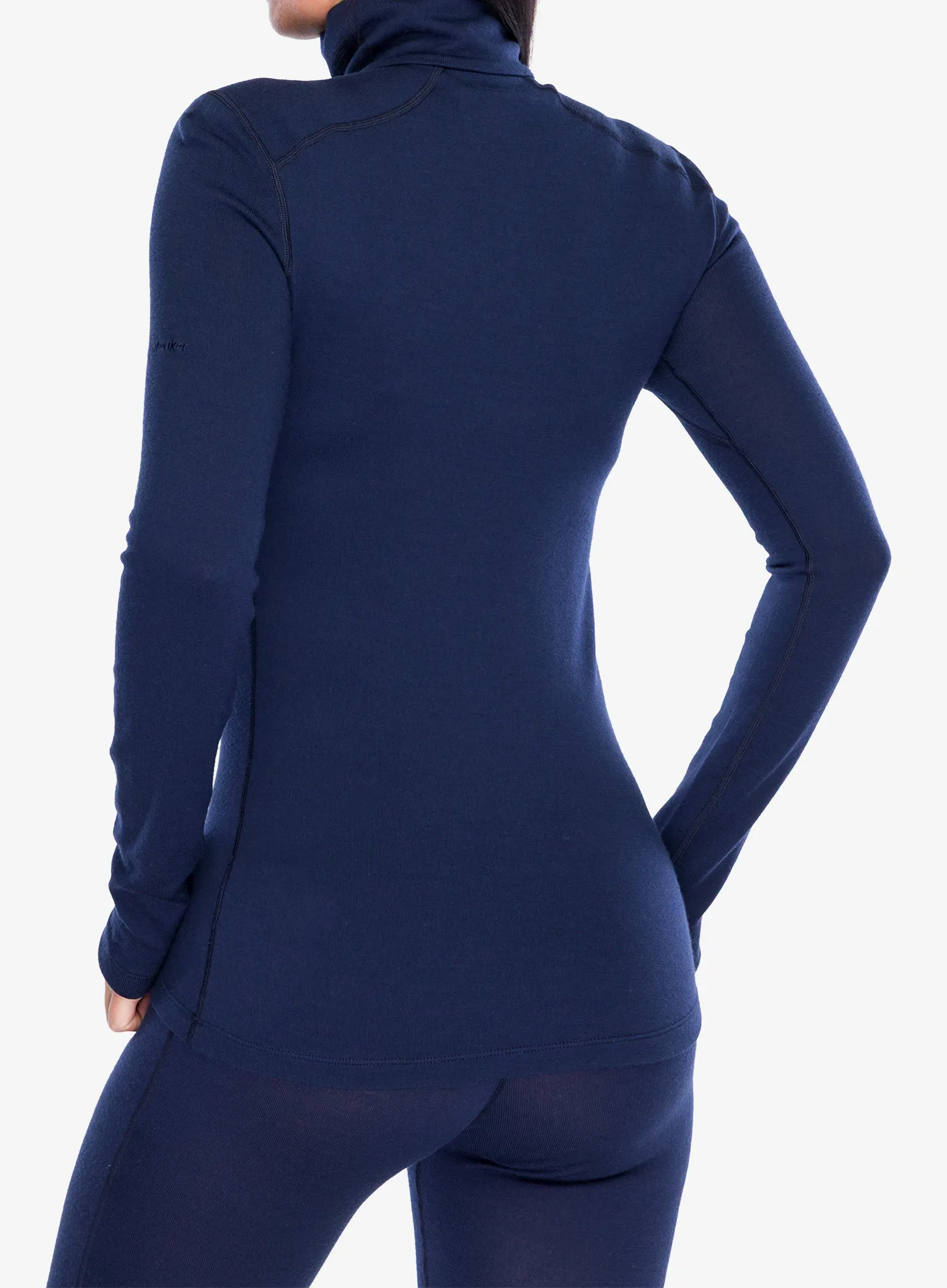 Bluza de corp femei Icebreaker 260 Tech L/S Half Zip - midnight navy