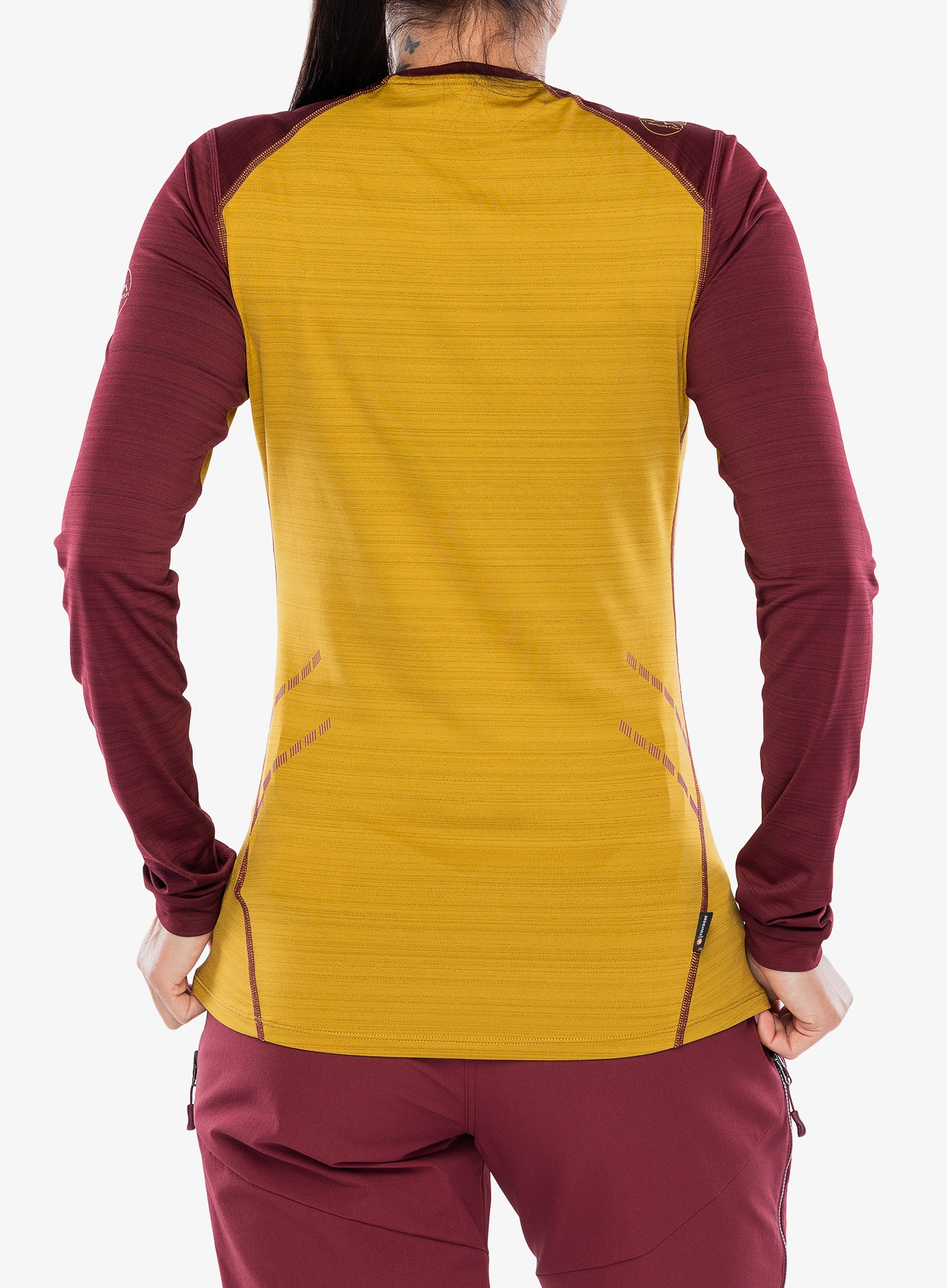 Bluza de corp femei La Sportiva Tour Long Sleeve - savana/redwood