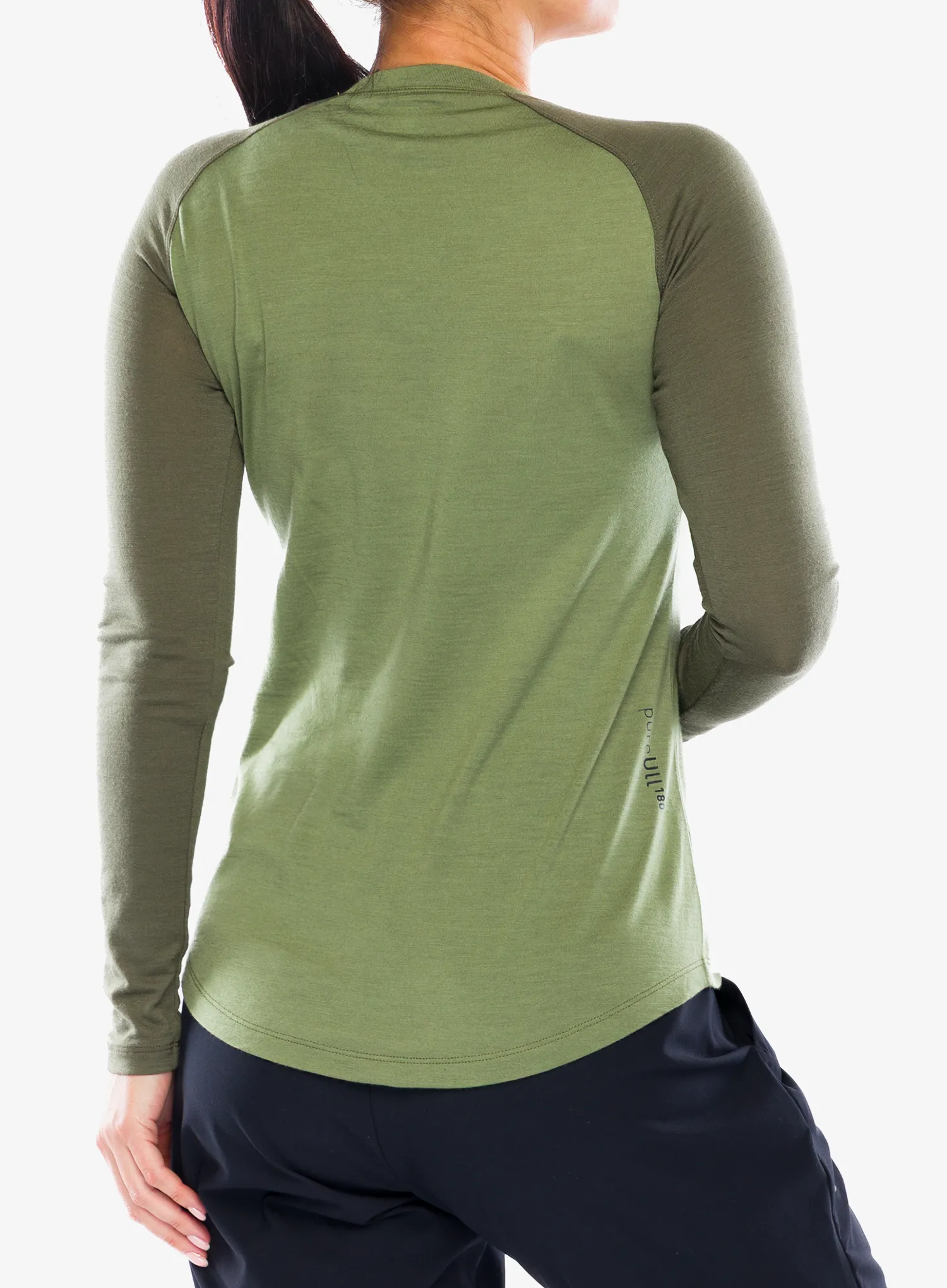 Bluza de corp femei Norrona Femund Pureull Long Sleeve - loden green