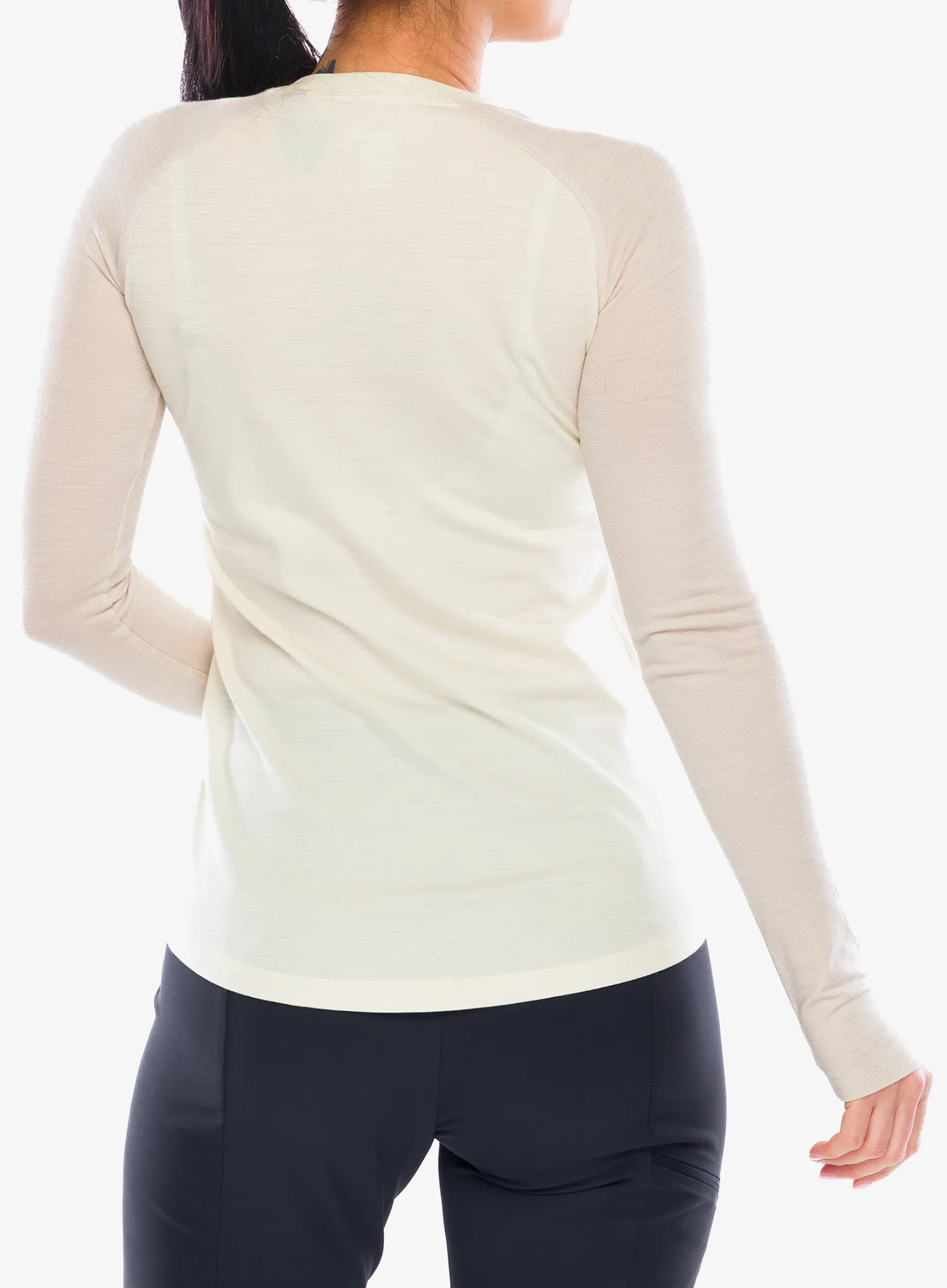 Bluza de corp femei Norrona Femund Pureull Long Sleeve - whisper white
