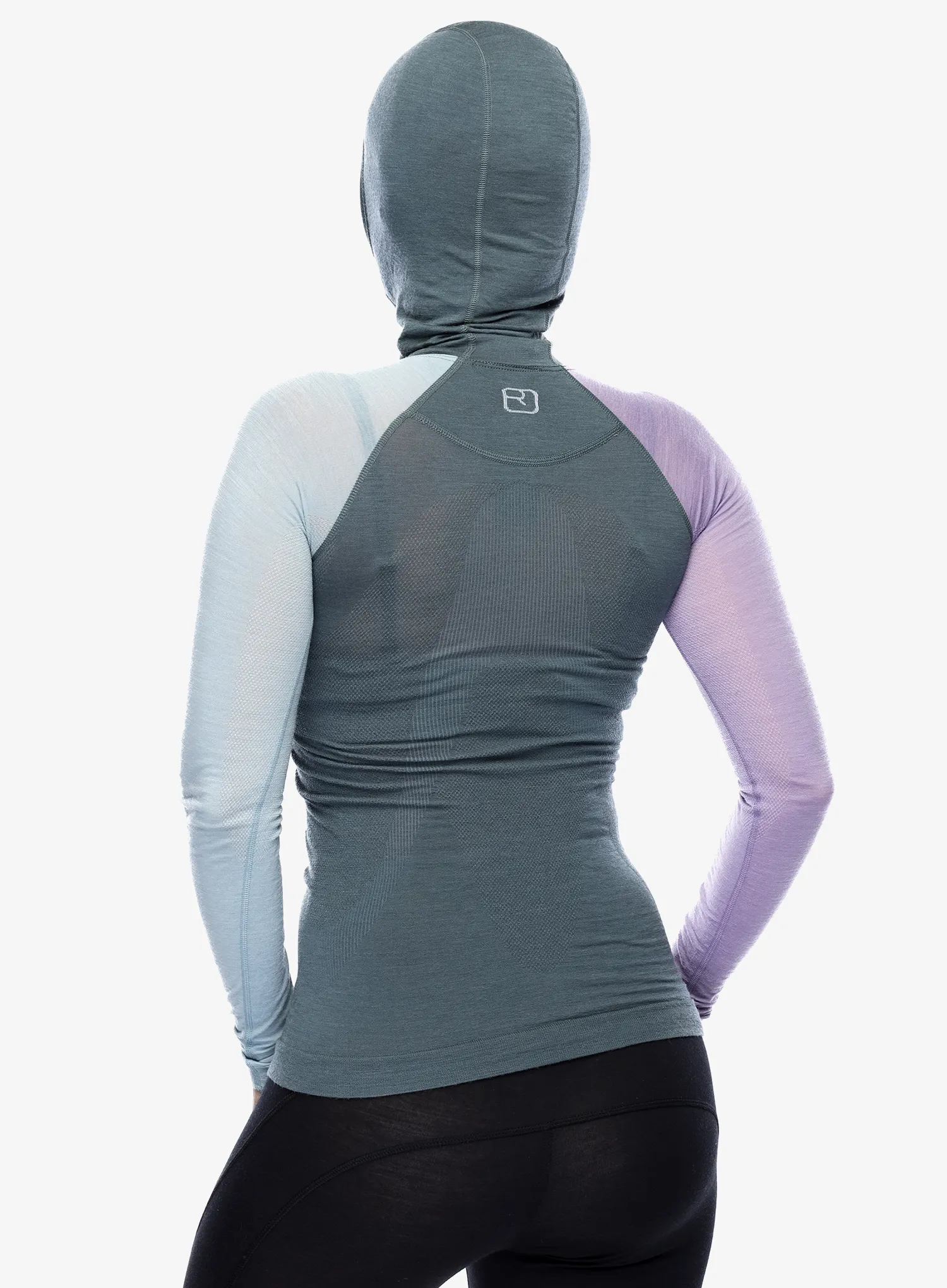 Bluza de corp femei Ortovox 120 Comp Light Hoody - dark arctic grey
