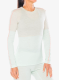 Bluza de corp femei Ortovox 185 Rock N Wool Long Sleeve - white tea