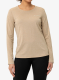 Bluza de corp femei Vaude Essential LS T-Shirt - linen