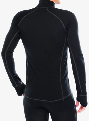 Bluza de corp Dovre Wool Zip Active - black