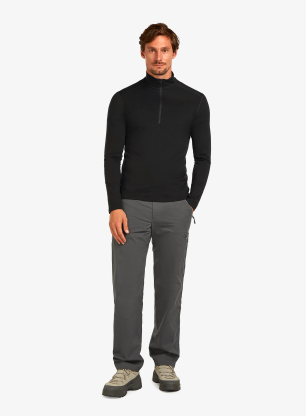 Bluza de corp Icebreaker 200 Oasis L/S Half Zip - black