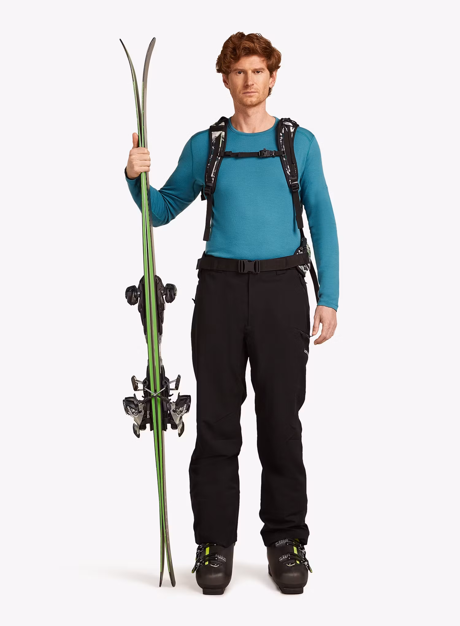 Bluza de corp Icebreaker 260 Tech L/S Crewe - topaz