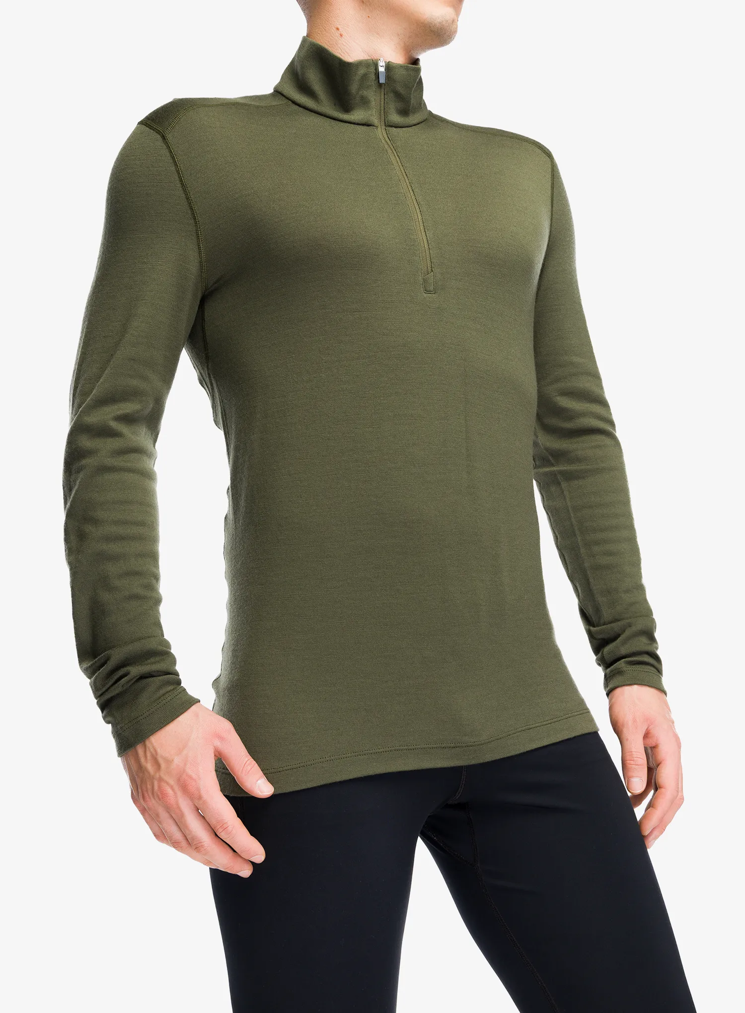 Bluza de corp Icebreaker 260 Tech L/S Half Zip - loden