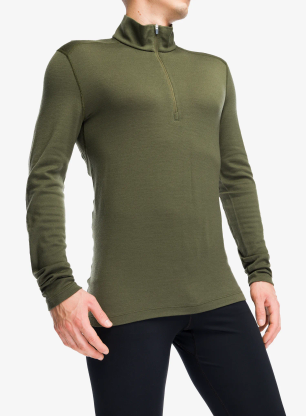 Bluza de corp Icebreaker 260 Tech L/S Half Zip - loden