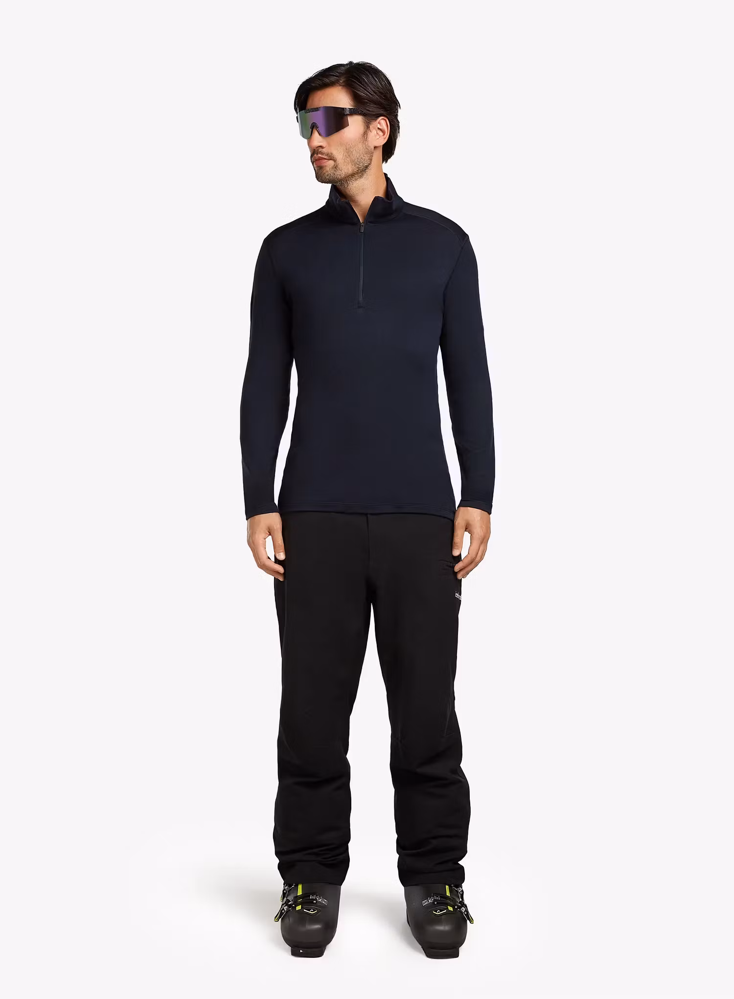 Bluza de corp Icebreaker 260 Tech L/S Half Zip - midnight navy